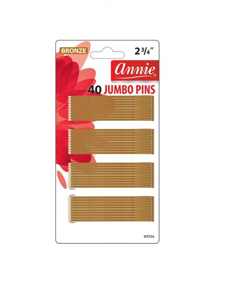 Annie Jumbo Pins 2 3/4In 40 Pins - 6 Pack