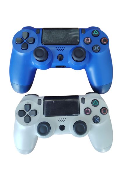 Double E-Moter Vibration Wireless Controller For PS4 (1White-1Blue)