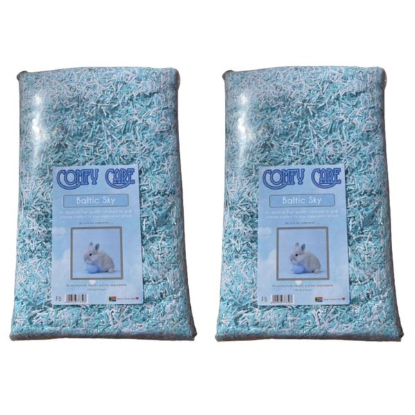 2 x Beautifully Coloured Comfy Care Pet Bedding 900g
