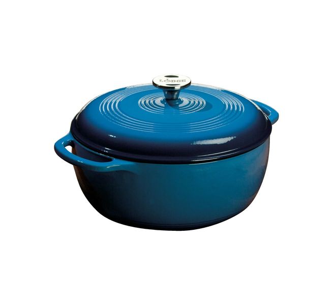 Lodge 5.7Lt Enamel Dutch Oven Blue 30cm