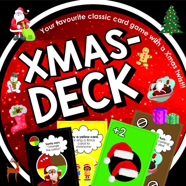 XMAS-DECK Kids Christmas Card Game