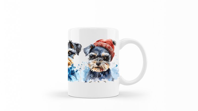 Miniature-Schnauzer Printed Coffee Mug