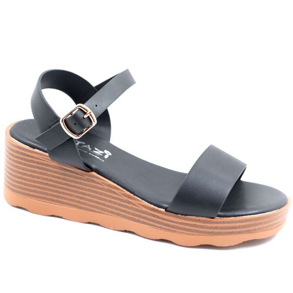 Tatazi Ladies Wedge Side Buckle Sandal