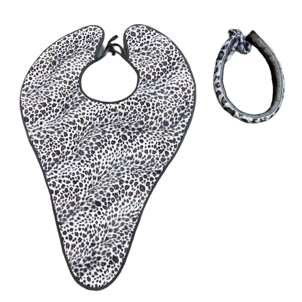 Umbatha Leopard Attire - 2 Piece Black and White