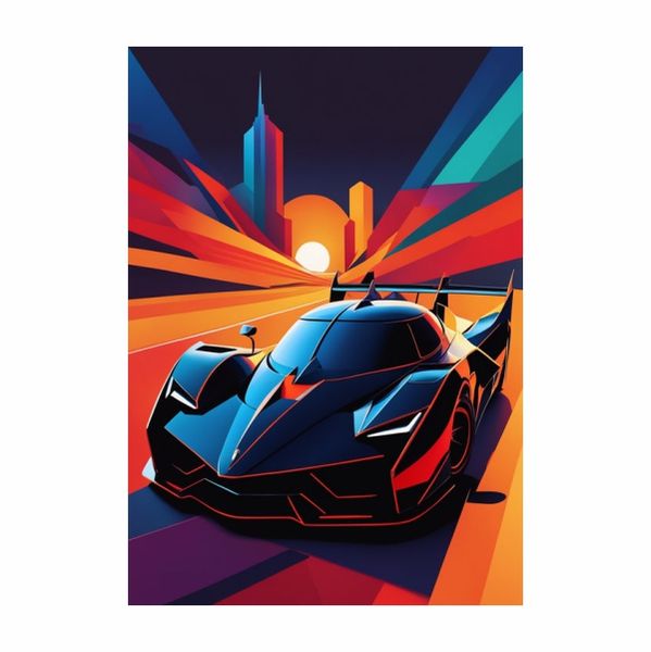 Space Car 003 - A1 Poster