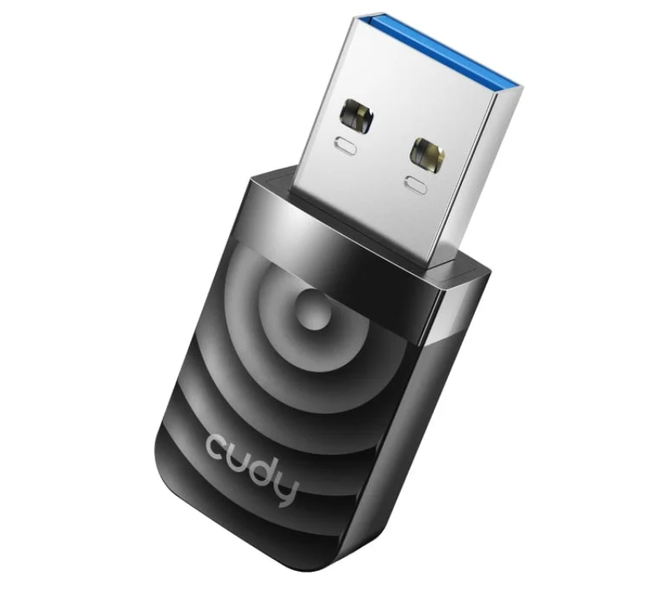 Cudy High-Gain 1300Mbps USB 3.0 Wireless Adapter - Boost Your PC WiFi