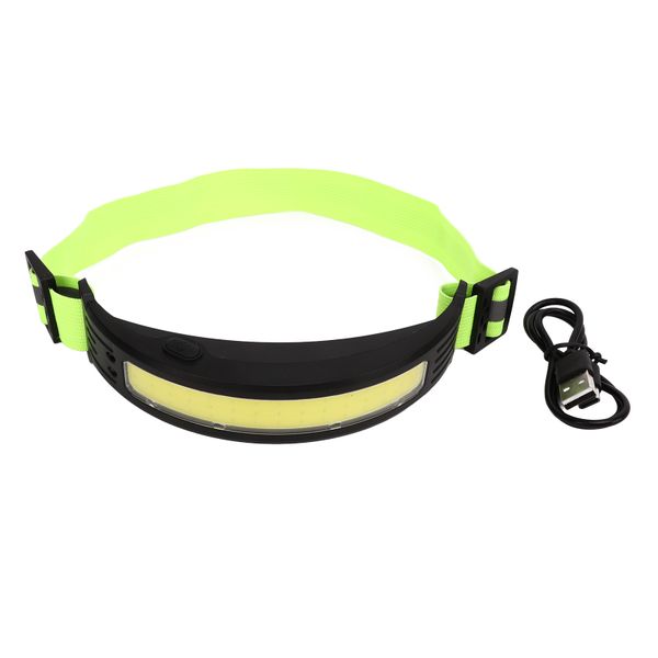 Induction Headlight Cob Headlamp Floodlight 1200mah Red White