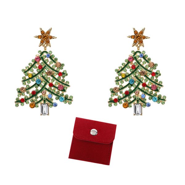 Cute Christmas Tree Earrings