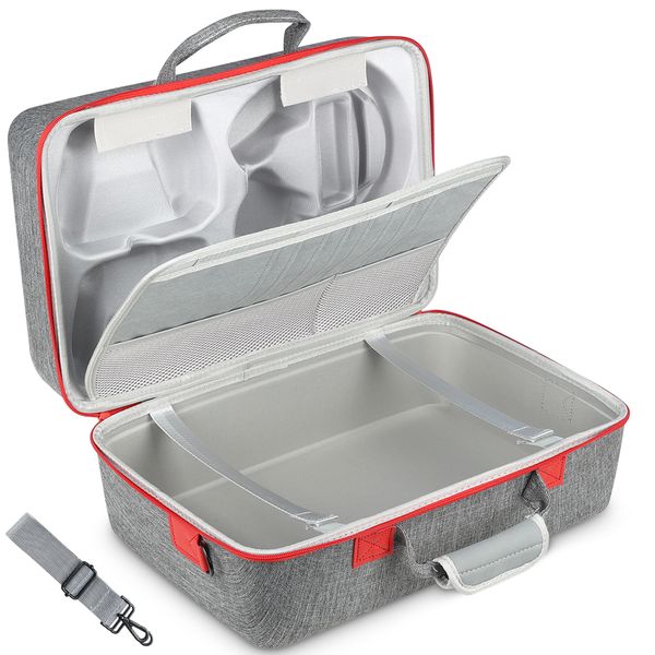 PS5 Hard Shell Carrying Case with Custom Molded Compartment - Grey