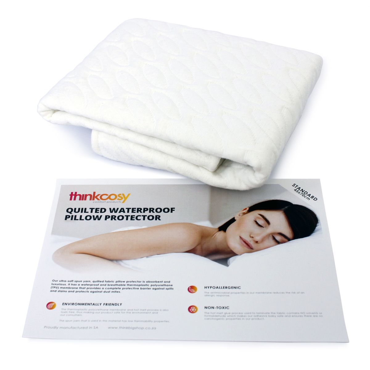 Quilted Waterproof Pillow Protector ThinkCosy Shop Today. Get it Tomorrow!