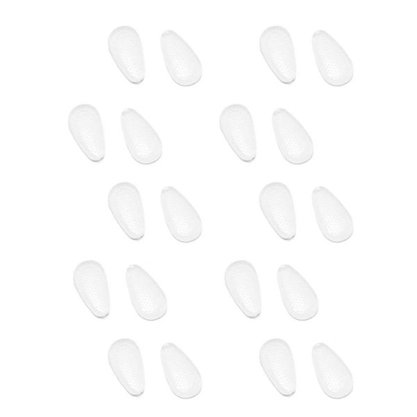 10 Pairs - Nose Pads - Transparent - Pillow - 3.5 mm Thick - for Glasses