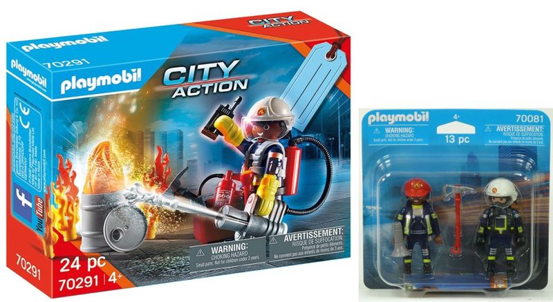 Playmobil Fire Rescue Gift Set Bundle