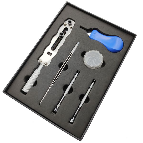 Portable Watch Back Case Opener Remover Tool Kit - Yellow