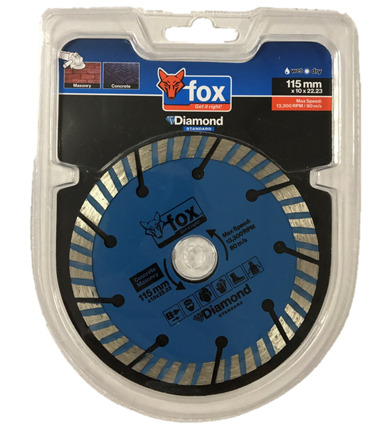 Fox Diamond Wheel Curved Segmented Standard