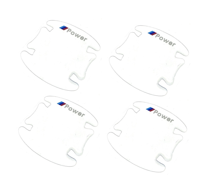 Car Exterior Door Handle Protector Anti-Scratch M Power - 4 pieces