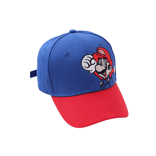 Cartoon Embroidered Pattern Colour-block Baseball Cap for Children Aged 2-6