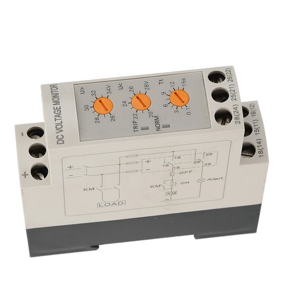 Voltage Protection Relay for Equipment, DC 24V DVRD Over/Under Monitor