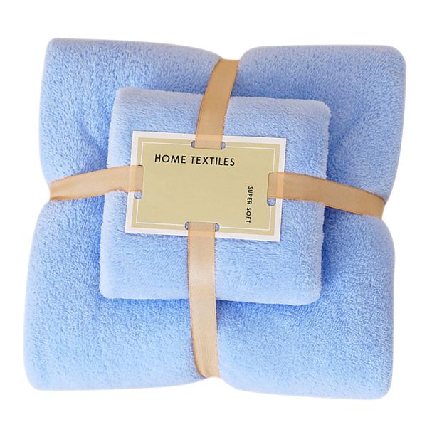 Bathroom Towels Coral Hand