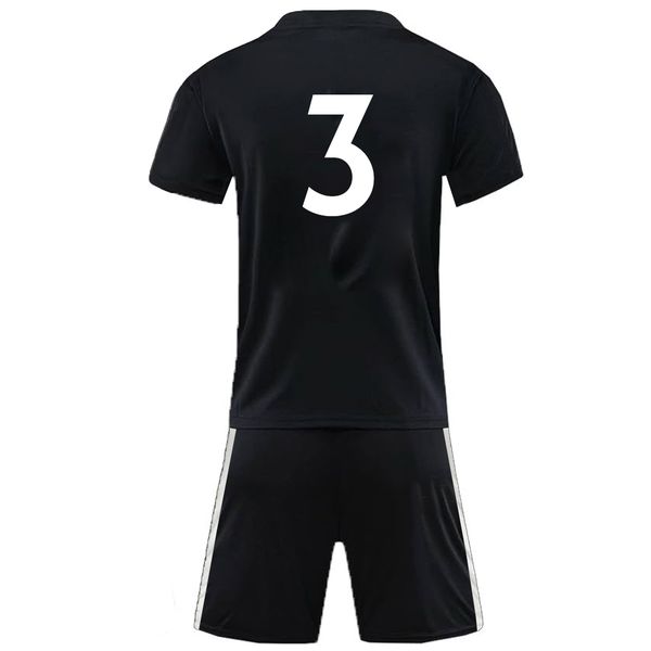 Bufftee Individual Junior Soccer Kit -Number 3 Left-Back Jersey &amp; Shorts