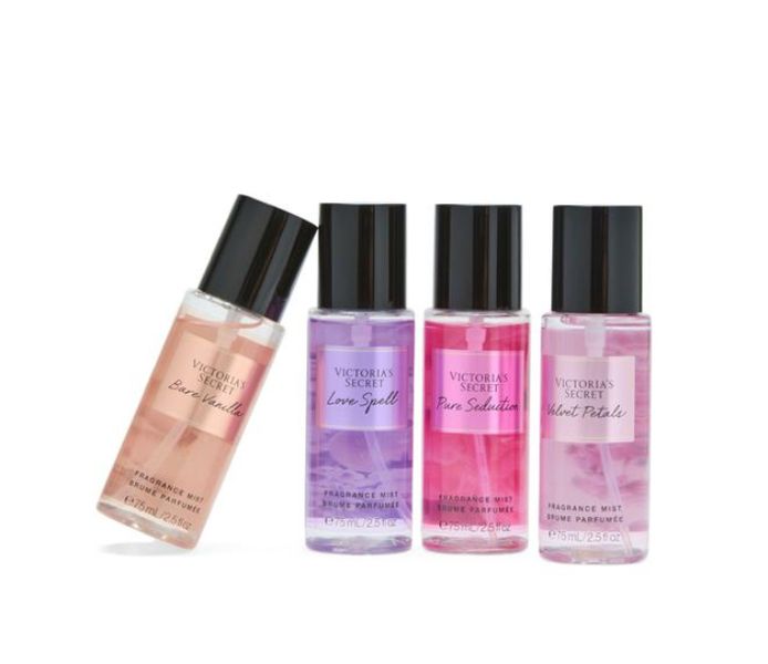Victoria's Secret 4 Piezas Fragrance Mini Mist (Parallel Import)