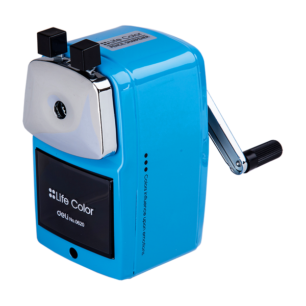 Metal Rotary Pencil Sharpener - Blue