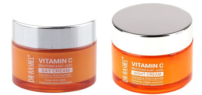 Dr Rashel 50g Night and 50g Day Cream Anti Ageing Combo