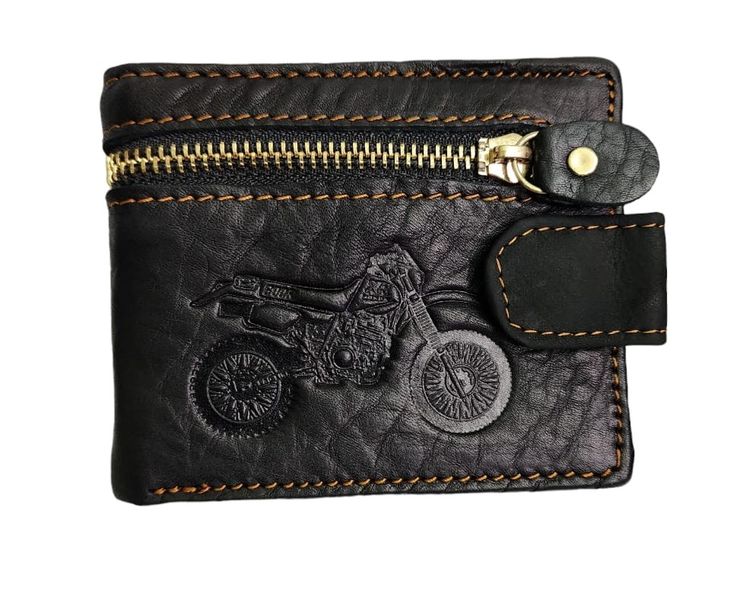 Men's Wallet Genuine Leather Black 861-14