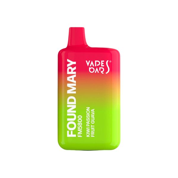 Vapesbars Kiwi Passion Fruit 5800 puffs - 50mg - Found Mary - Disposable