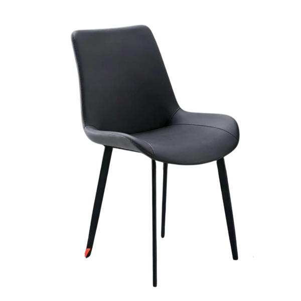 Modern Faux Leather Mid-Century Armless Dining Chair