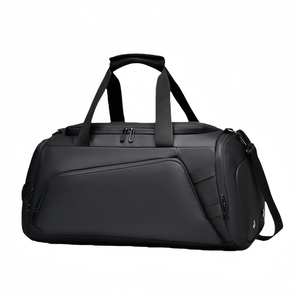 Stylish Travel Gym Bag with Wet Dry Separation, Handheld Shoulder Backpack