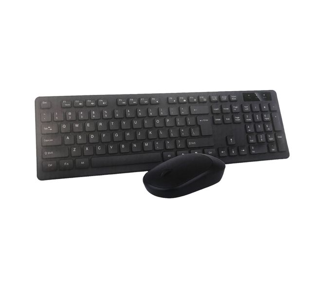 Wireless Keyboard and Mouse Combo - BLACK 8875