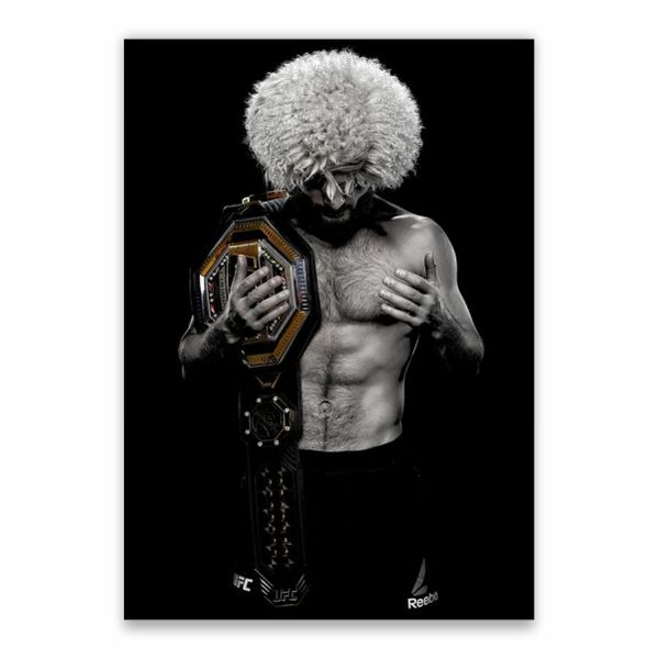Khabib Nurmagomedov Praying Poster - A1