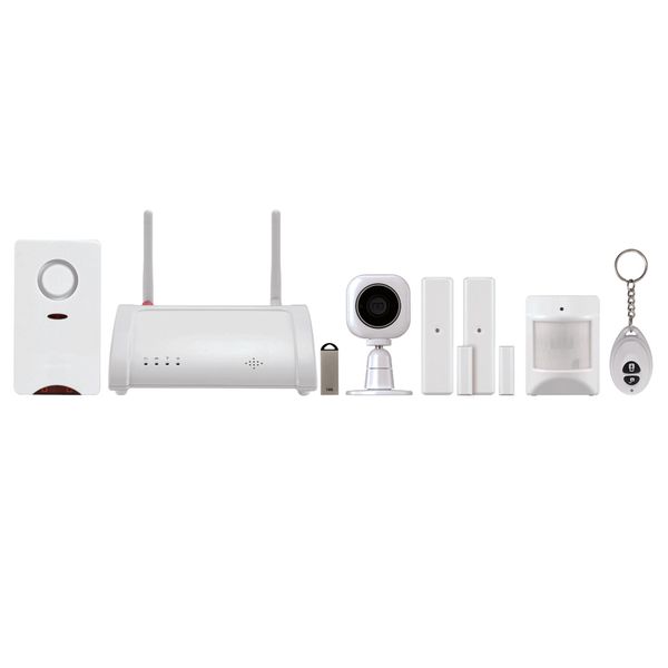 Wi-Fi Camera &amp; Motion Sensor Alarm Kit