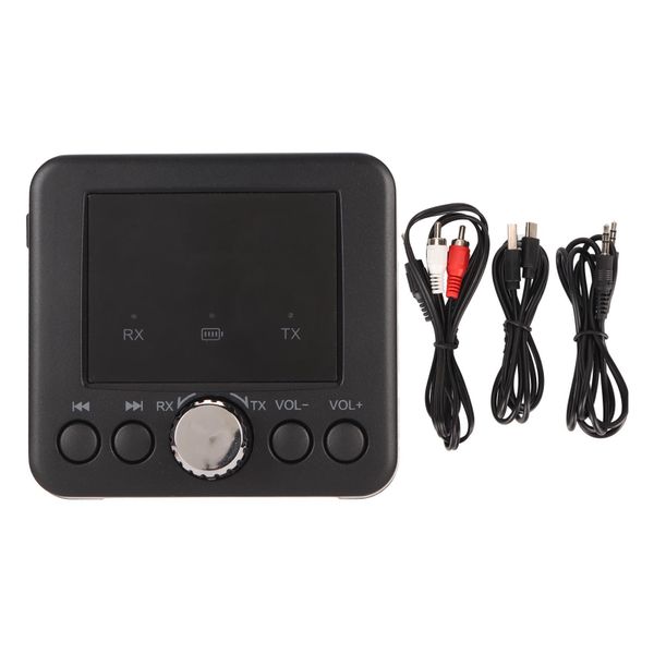 Bluetooth5.2 Transmitter Receiver Plug and Play 2in1 Wireless Sound Adapter