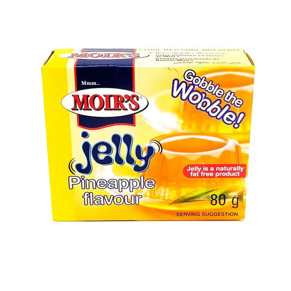 Moir's Jelly - Pineapple Flavour 6 x 80g