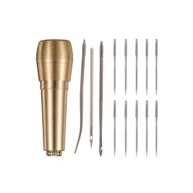 Leather Sewing Awl Needle Hand Stitch Tool Set Shoe Repair Needle Kit