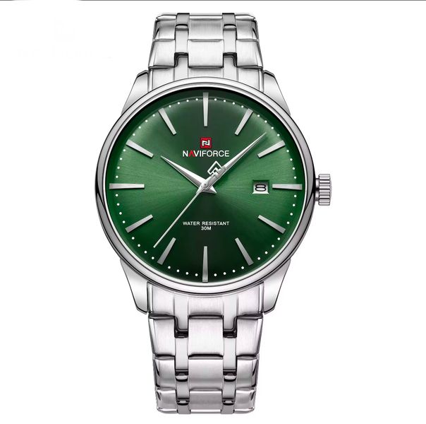 NAVIFORCE Men Silver Watch