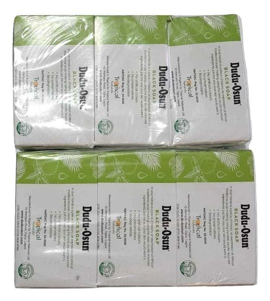Dudu-Osun African Black Soap (Pack of 6)
