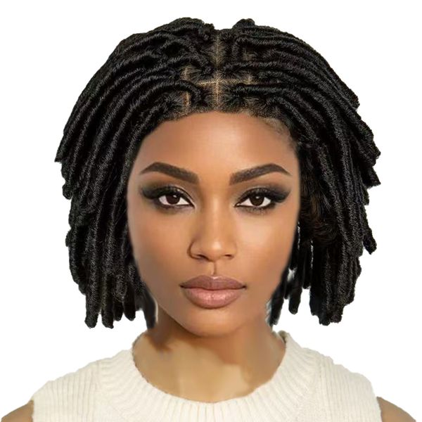 Synthetic Dreadlock Wig-Full Lace Crochet Locs Wig 15cm