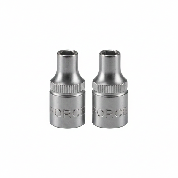 Force 9/32-inch 6 Point Standard Socket for 1/4-inch Drive - 2 Pack