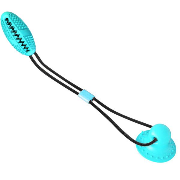 Dog Molar Chewing Ball Toy Pet Tooth Cleaning Suction Cup Leaking Ball