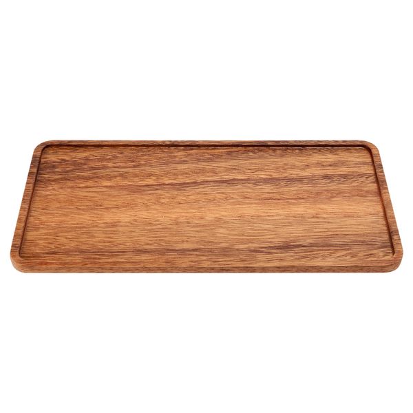 Solid Wood Wooden Afternoon Tea Tray Fruit Tray Simple Snack Tray