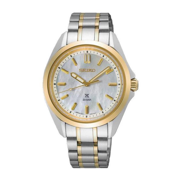 SEIKO - Womens Gold Stainless steel Strap Watch-SUR608J1