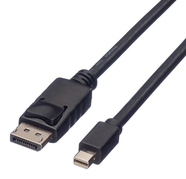 Roline (11.04.5635) DisplayPort Plug, Mini DisplayPort Plug, 2m, Black