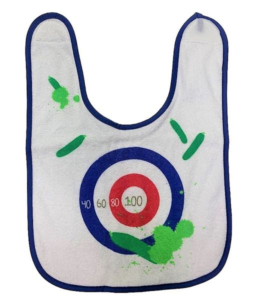Eat 'N' Play Baby Bib - Zucchini Dart - 6-36 Months
