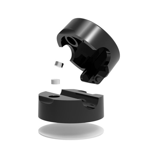 Magnetic Cable Organizer for Desktop, Black, Tangle-Free, Compact
