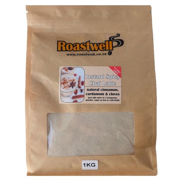 Roastwell Spicy Chai Latte Powder - No Sugar Added 1kg