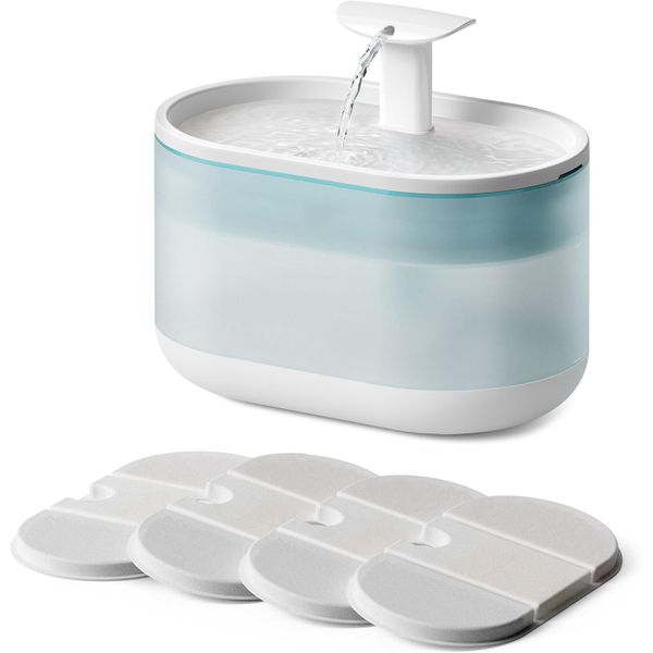 2.1L Cat Water Fountain Ultra Quiet Visible Pet Dog Water Dispenser