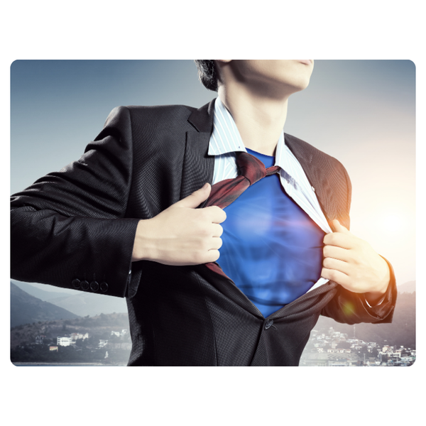 Super Man Working Clothes Mouse Pad