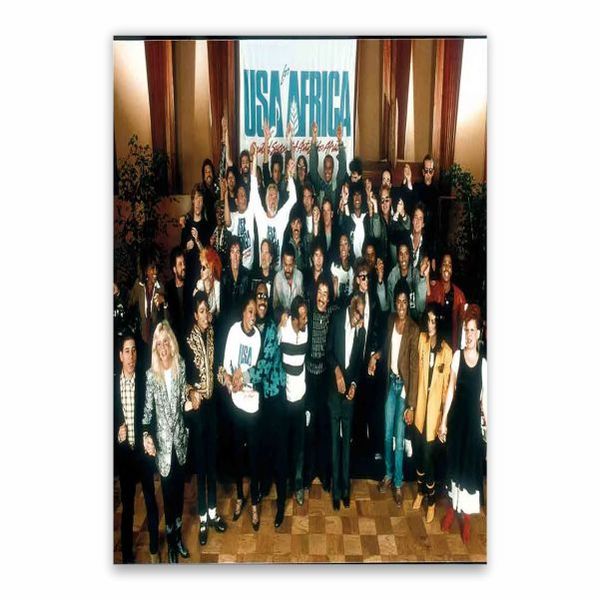 USA For Africa Poster - A1